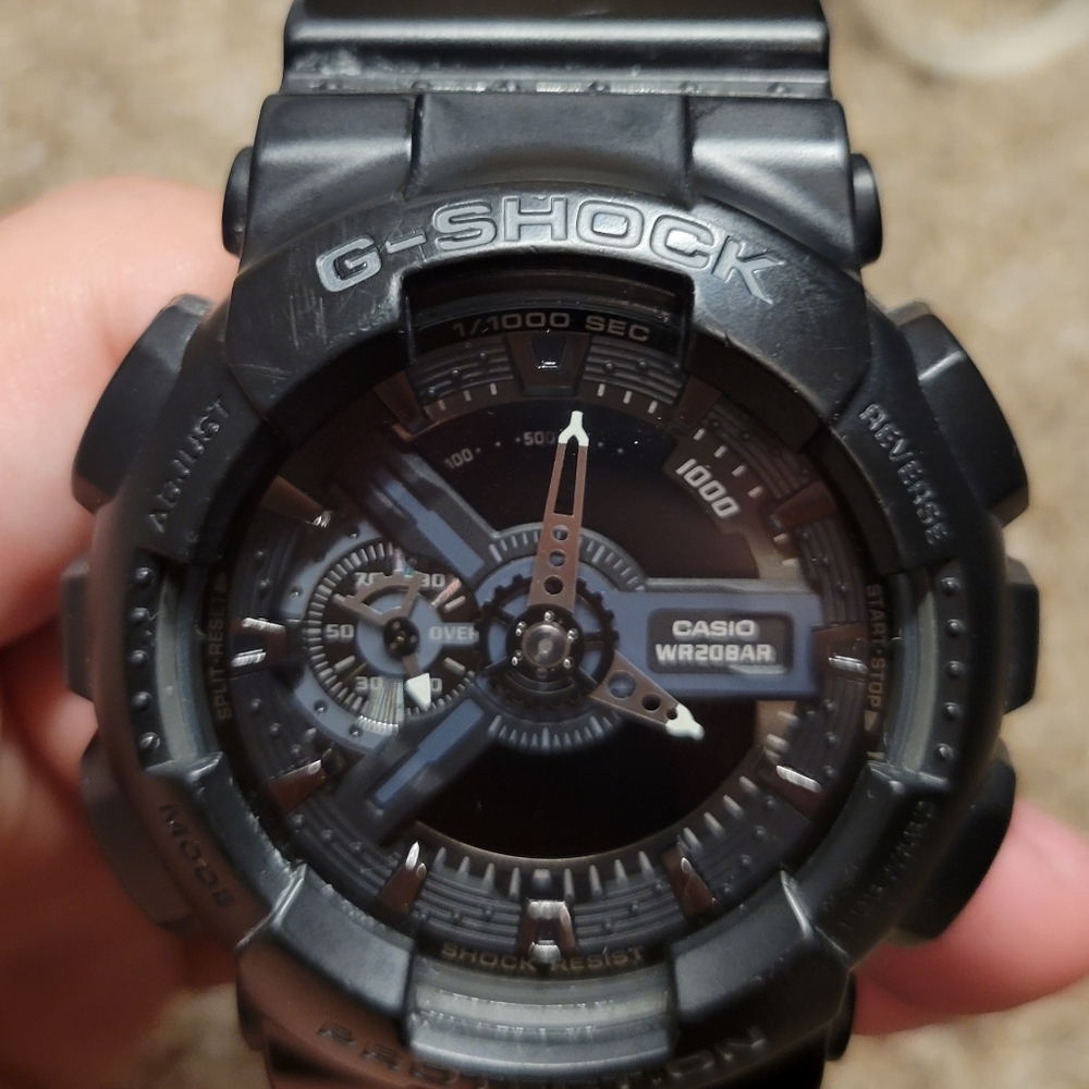 G-shock GA110-1B Analog-Digital Watch